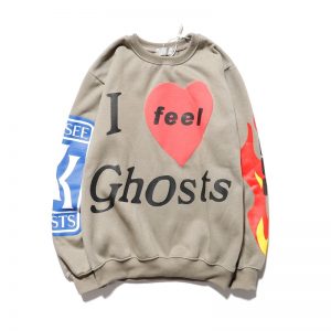 Kanye West Pullover "I feel ghosts" Sweatshirts KWM1809