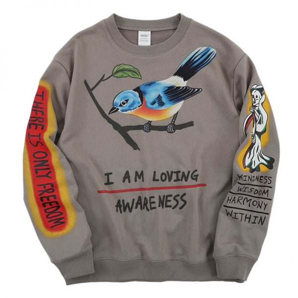 Kanye West I Am Loving Awareness Sweatshirt Hoodie KWM1809