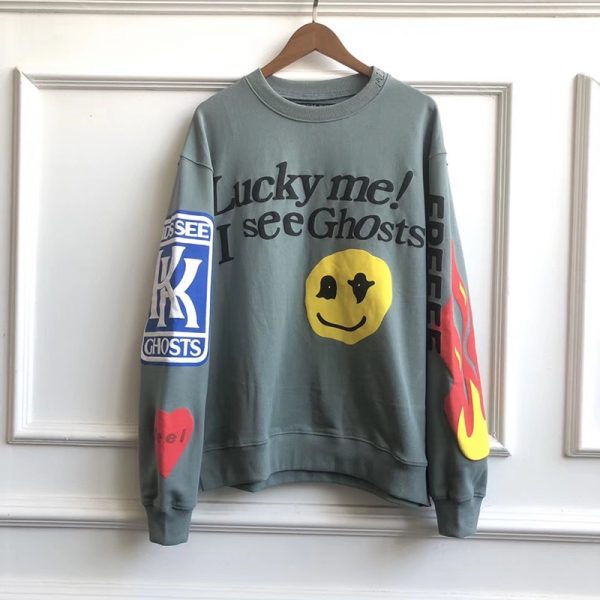 Kanye West" Lucky Me Ghosts" Sweatshirts Hoodies KWM1809