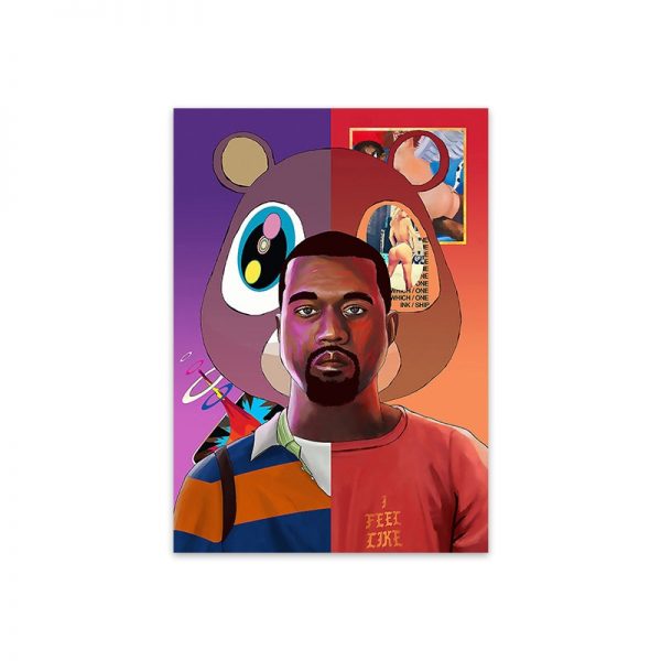 Kanye West Wall Pictures Poster KWM1809