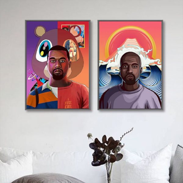 Kanye West Wall Pictures Poster KWM1809