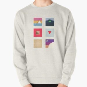 Kanye West Album Covers Sticker Set Pullover Sweatshirt RB1809 product Offical Kanye West Merch