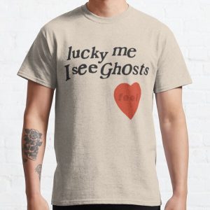 lucky me I see Ghosts heart Classic T-Shirt RB1809 product Offical Kanye West Merch