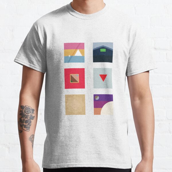 Kanye West Album Covers Sticker Set Classic T-Shirt RB1809 product Offical Kanye West Merch