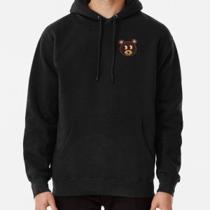 Kanye West Bear Design Pullover Hoodie RB1809 product Offical Kanye West Merch