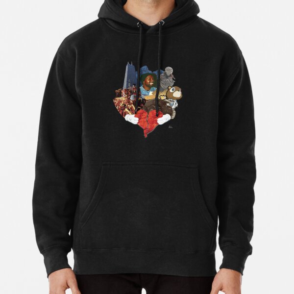 Kanye West Collage Pullover Hoodie RB1809 product Offical Kanye West Merch