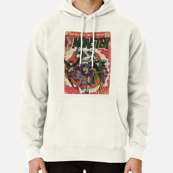 Kanye West - Monster Comic Book Parody  Pullover Hoodie RB1809 product Offical Kanye West Merch