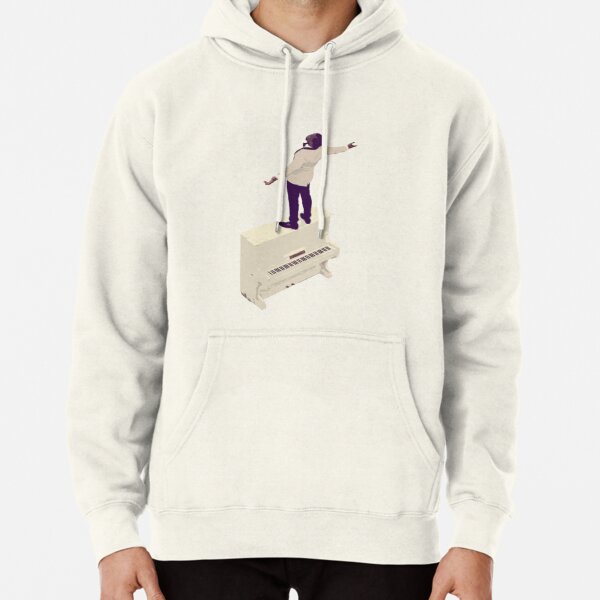 Kanye West on piano from Runaway Film Pullover Hoodie RB1809 product Offical Kanye West Merch