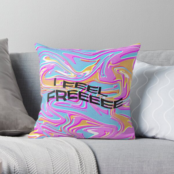 I Feel Free Kanye West Art Throw Pillow RB1809 product Offical Kanye West Merch