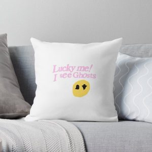 kanye west lucky me i see ghosts  Throw Pillow RB1809 product Offical Kanye West Merch