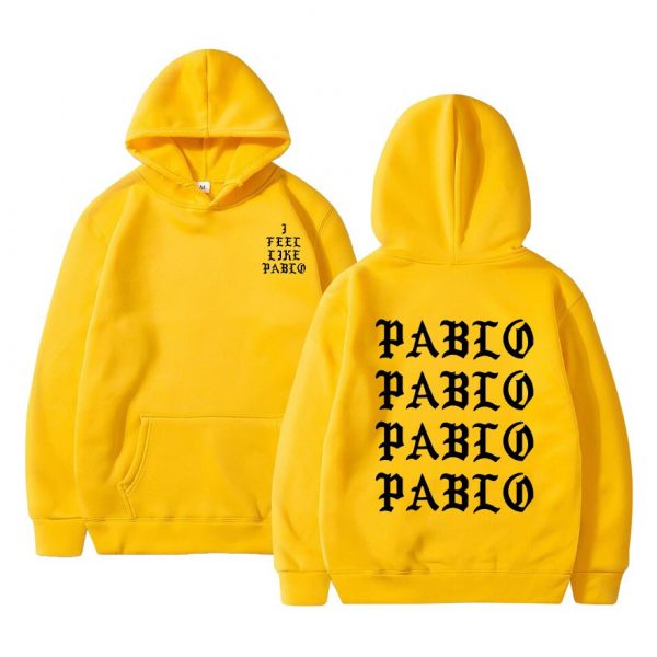 I Feel Like Paul Pablo Kanye West sweat homme hoodies men Sweatshirt Hoodies Hip Hop Streetwear 4 - Kanye West Shop