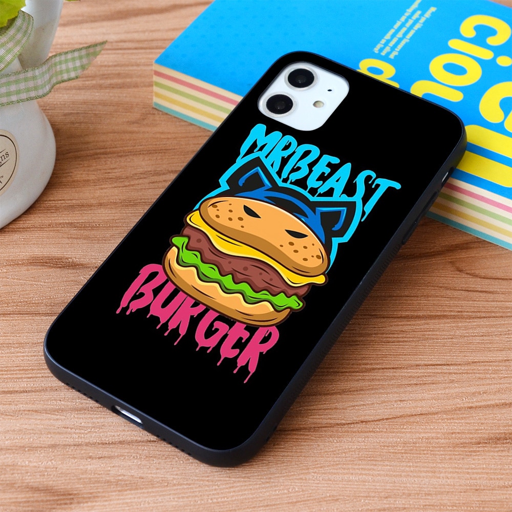 For iPhone MR Beast Burger Soft TPU border Apple iPhone Case - Kanye West Shop