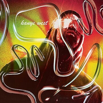 Trippy Kanye West Portrait Mouse Pad 25x30cm 5 - Kanye West Shop Trippy Kanye West Portrait Mouse Pad 25x30cm - Image 5