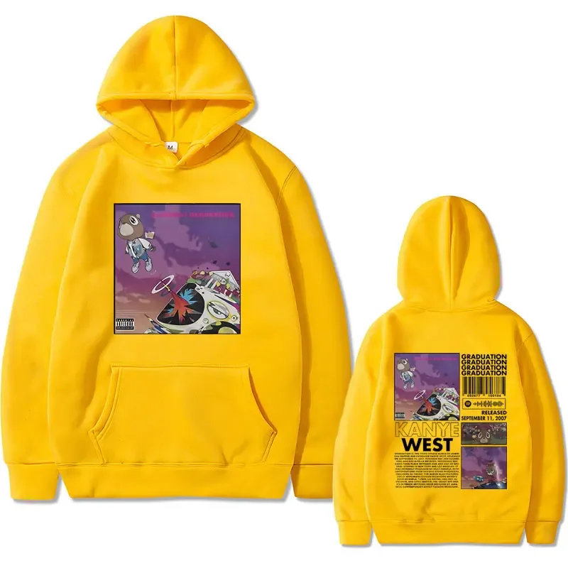 Kanye West Hoodie - Graduation Hip Hop Streetwear Hoodies 3 - Kanye West Shop Kanye West Hoodie - Graduation Hip Hop Streetwear Hoodies - Image 3