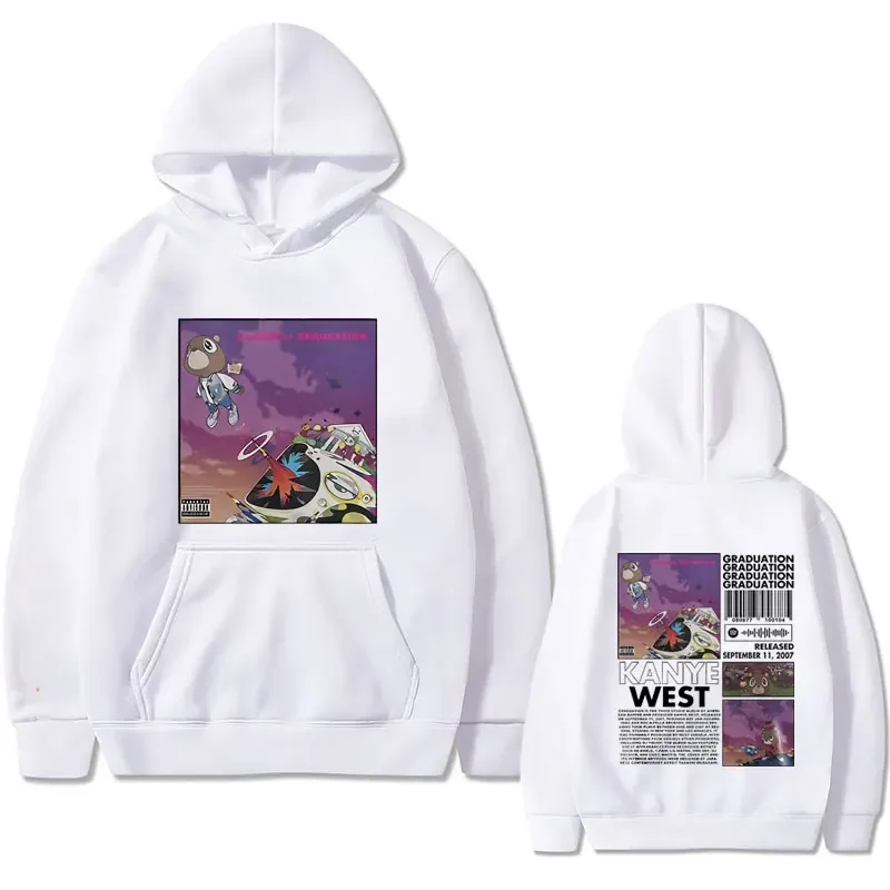 Kanye West Hoodie - Graduation Hip Hop Streetwear Hoodies 2 - Kanye West Shop Kanye West Hoodie - Graduation Hip Hop Streetwear Hoodies - Image 2