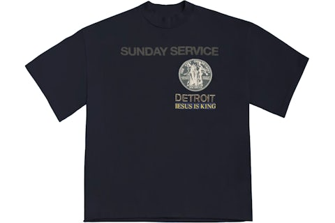 Kanye West Sunday Service Detroit T Shirt