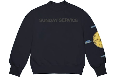 Kanye West Sunday Service Gold Detroit Crewneck
